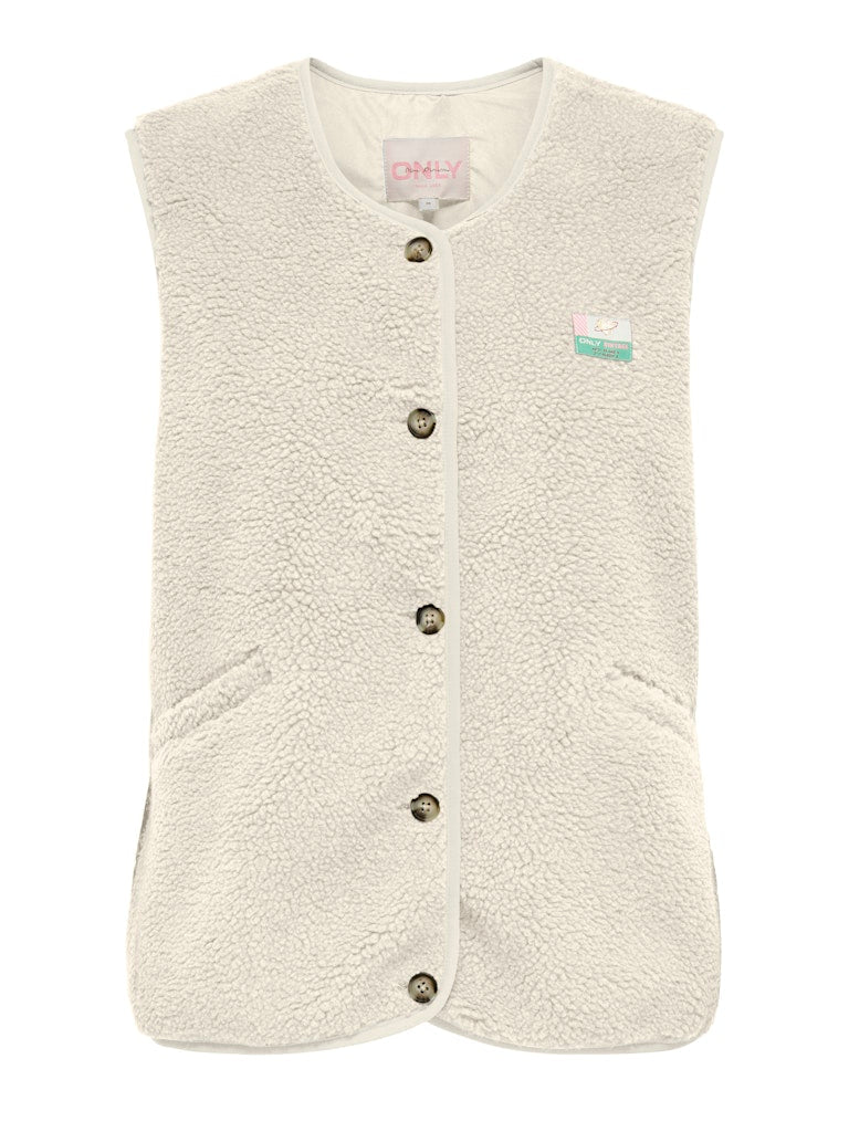 Jassen - Onlbaby Teddy Vest van Only