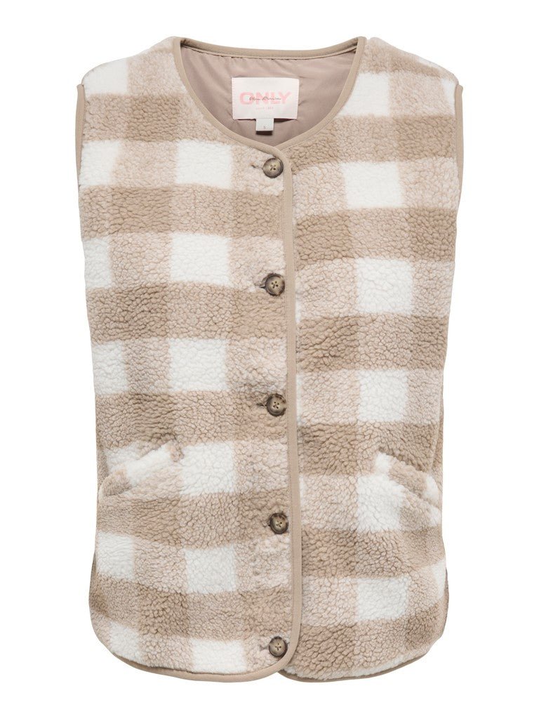 Onlbaby Teddy Vest van Only – Jassen voor dames | Meisjes Brugge