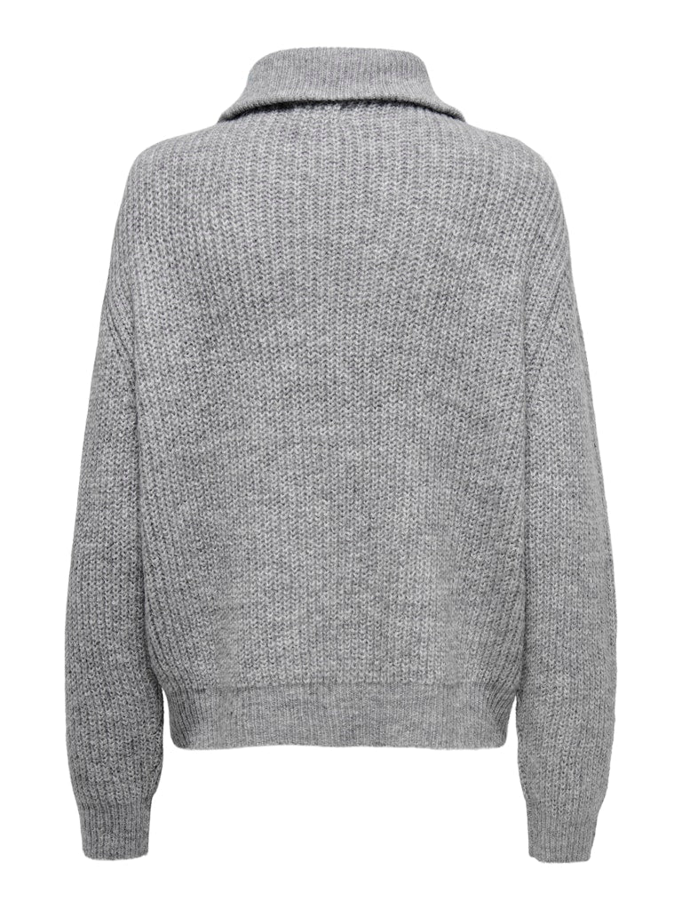 Pulls - Onlbaker L/S Zip Pullover Knit Noos van Only