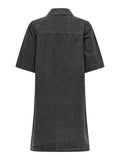 Onlbelle S/S Button Dress Denim Noos - koop Jurken van Only bij Meisjes Brugge