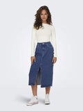 Rokken Onlbianca Midi Skirt Denim Noos van Only