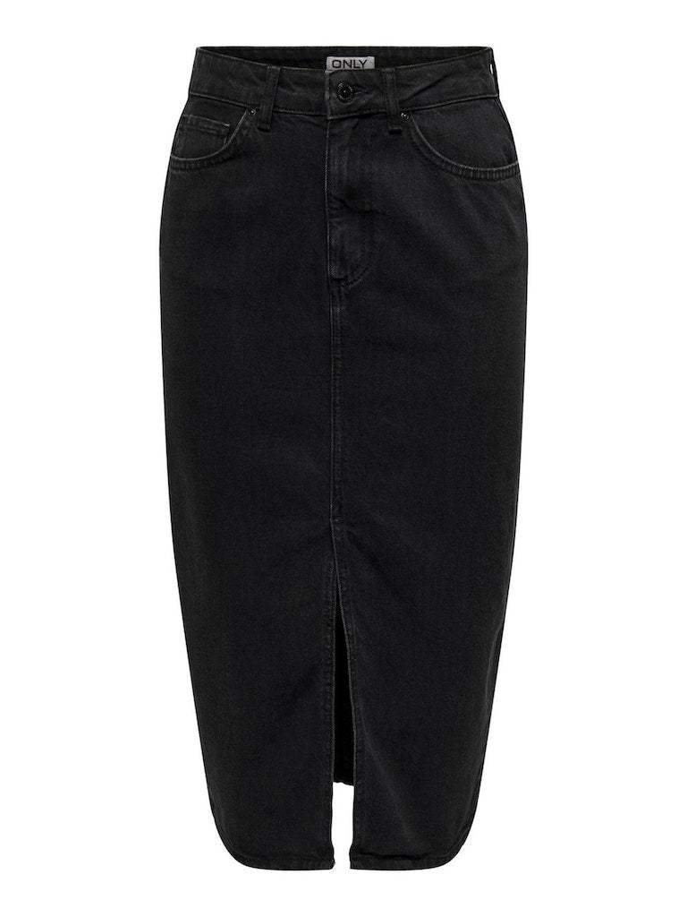 Rokken Onlbianca Midi Skirt Denim Noos van Only