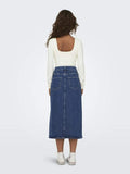 Rokken Onlbianca Midi Skirt Denim Noos van Only