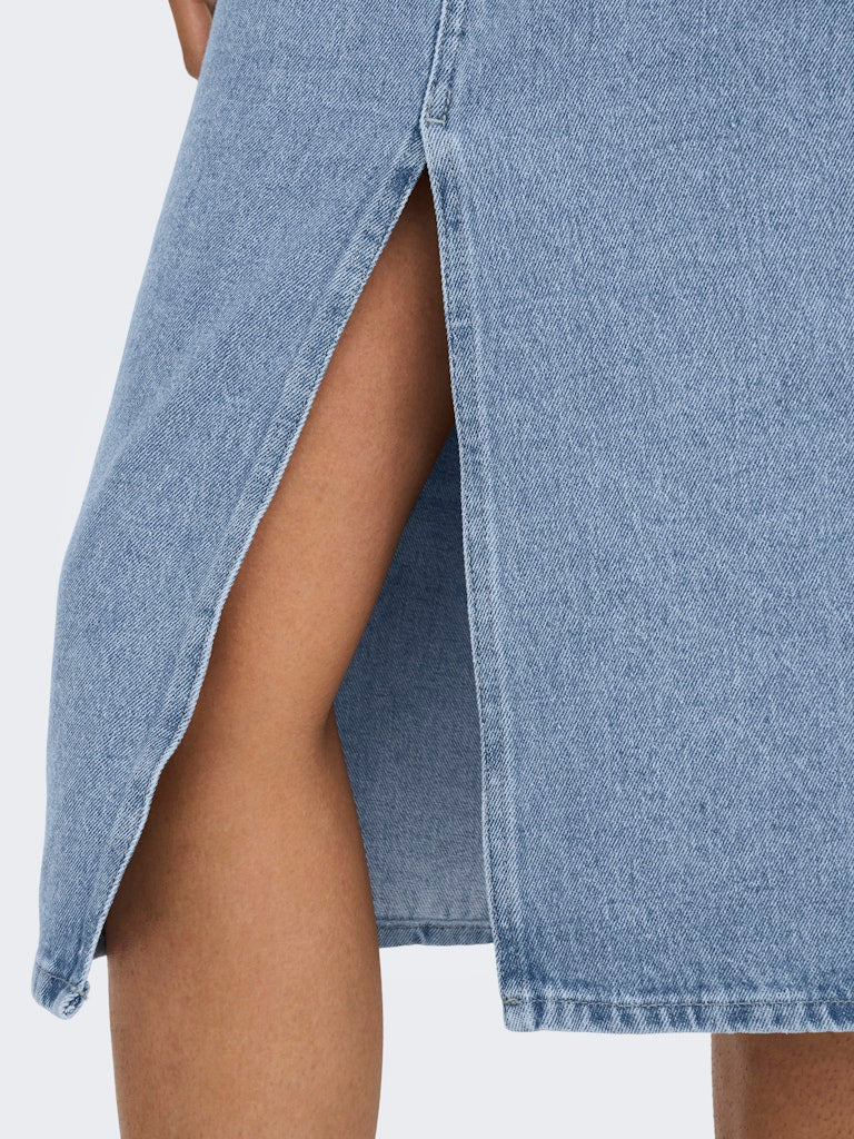 Onlbianca Midi Skirt Denim Noos - SS25 van Only – Rokken voor dames | Meisjes Brugge