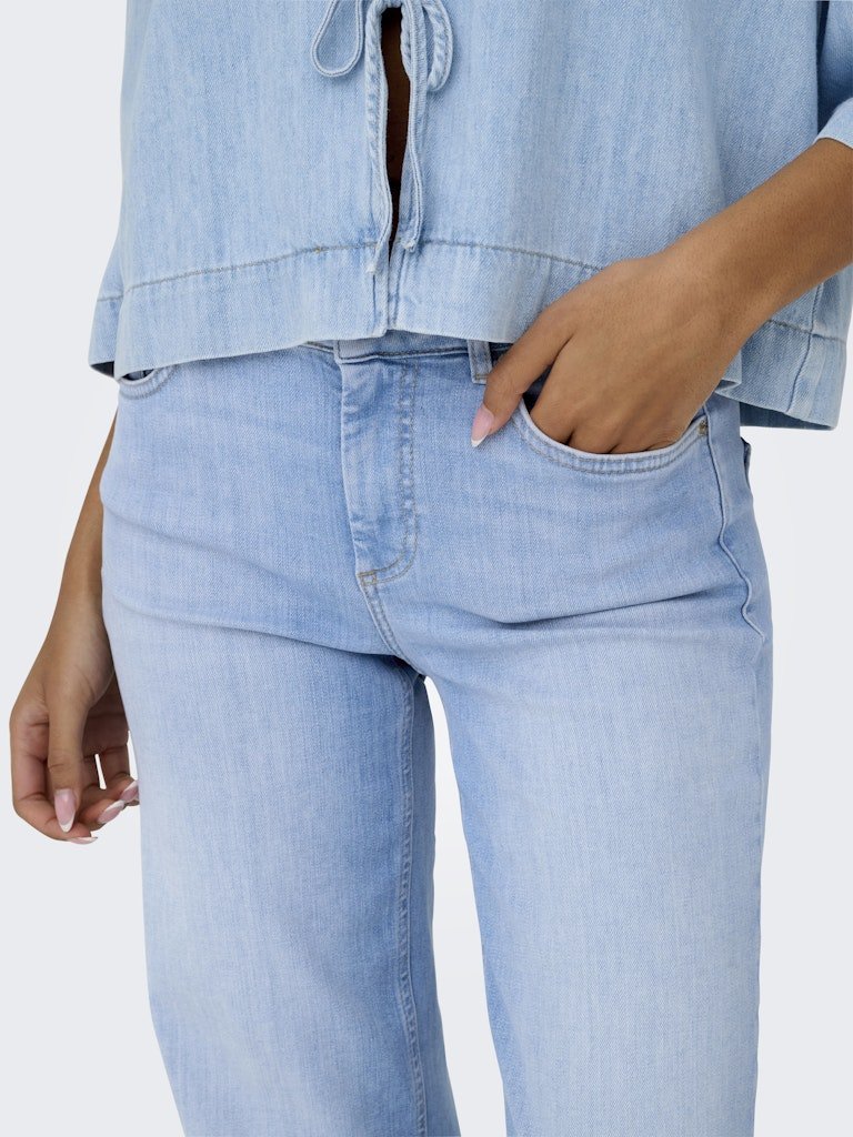 Onlblush Mid Straight Dnm Rea828 Noos van Only – Jeans voor dames | Meisjes Brugge