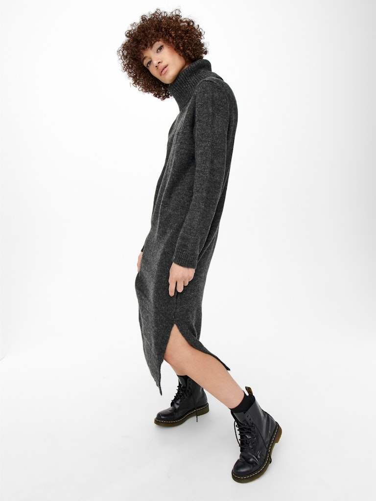 Onlbrandie L/S Roll Neck Dress Knit Noos - koop Jurken van Only bij Meisjes Brugge