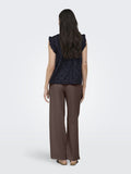 Onlbruxelles Mw Lin Bl Tie Pants Noos van Only – Broeken voor dames | Meisjes Brugge