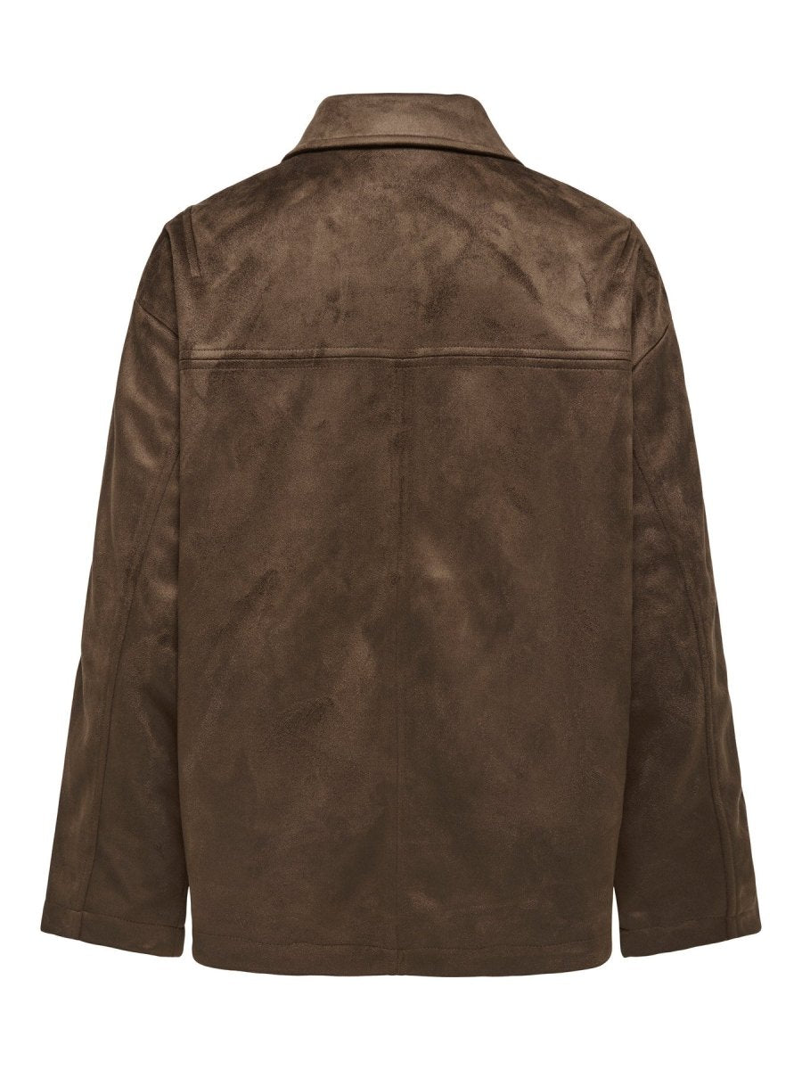 Onlcarolina Faux Suede Jacket Cc Otw - koop Jassen van Only bij Meisjes Brugge