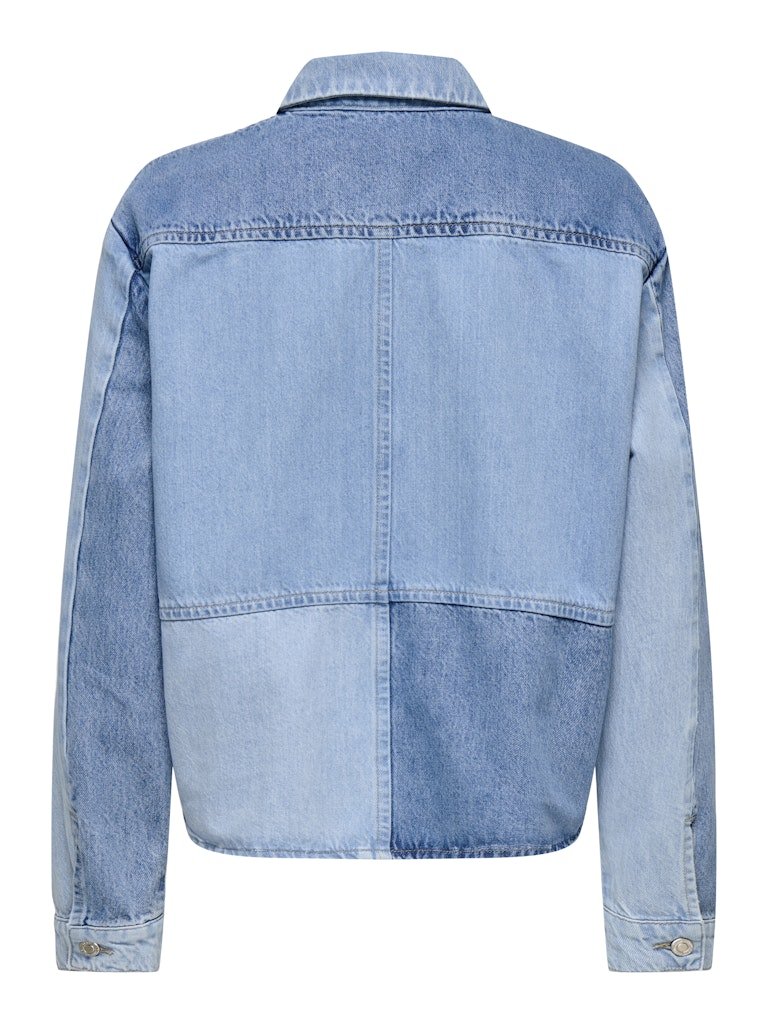 Onlcassie Ls Rework Denim Shirt - koop Jassen van Only bij Meisjes Brugge