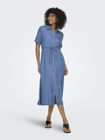 Onlcharis Life 2/4 Shirt Dress – Jurken voor dames in kleur | Meisjes