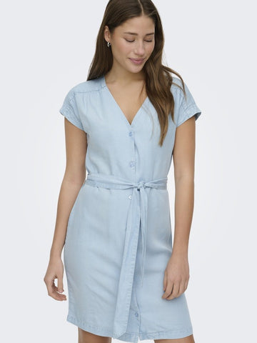 Onlcharis Life Short Cap Dress – Jurken voor dames in kleur | Meisjes