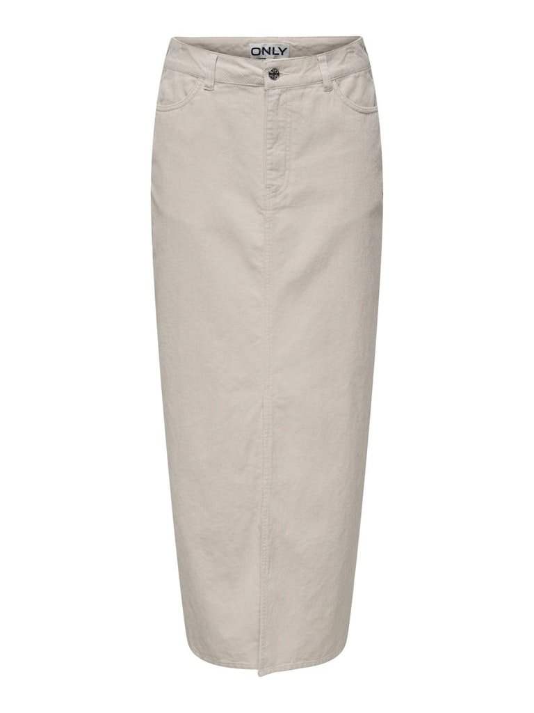 Rokken Onlcilla-Moxie Long Slit Corduroy Skirt van Only