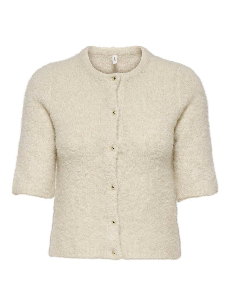 Birch Pulls - Onlcille Ss O-Neck Knit Cardigan van Only