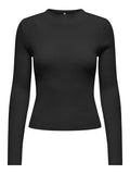Onlcoco Life Ls Rib Mock Neck Knit - koop Tops van Only bij Meisjes Brugge