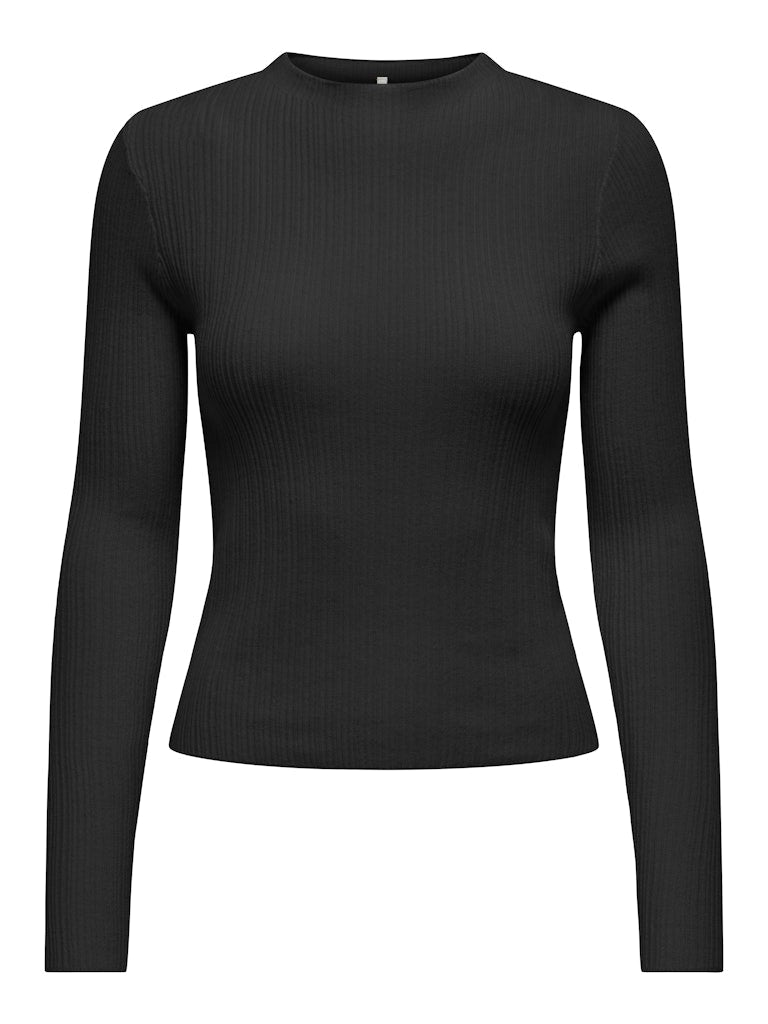 Onlcoco Life Ls Rib Mock Neck Knit - koop Tops van Only bij Meisjes Brugge