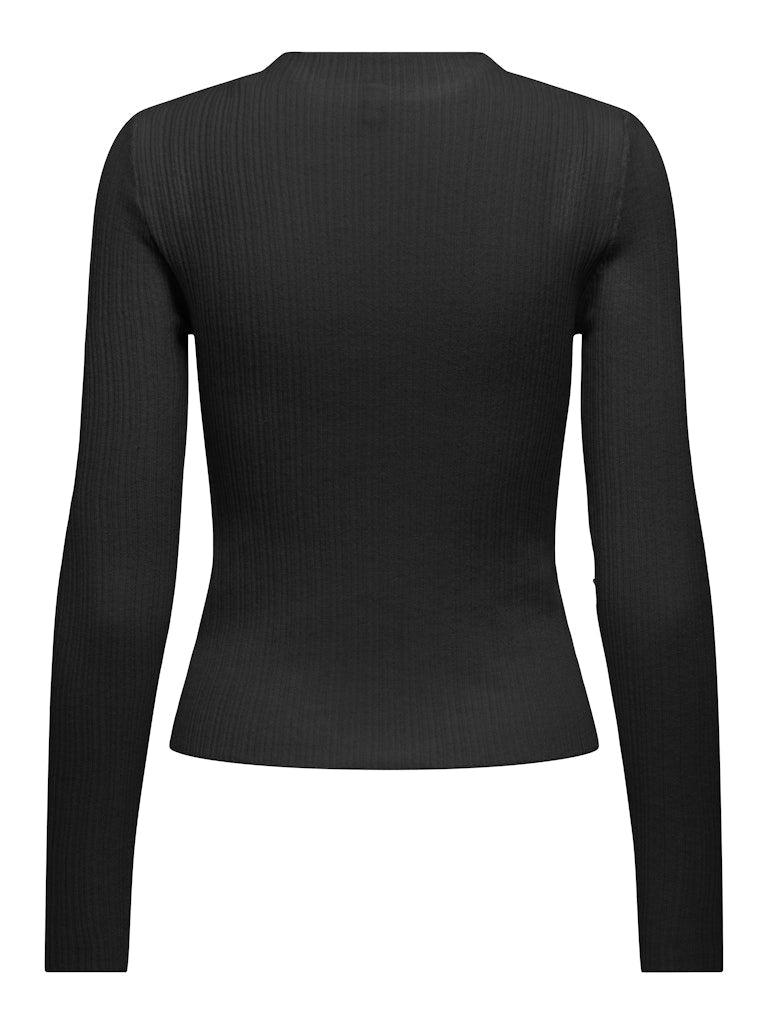 Onlcoco Life Ls Rib Mock Neck Knit - koop Tops van Only bij Meisjes Brugge