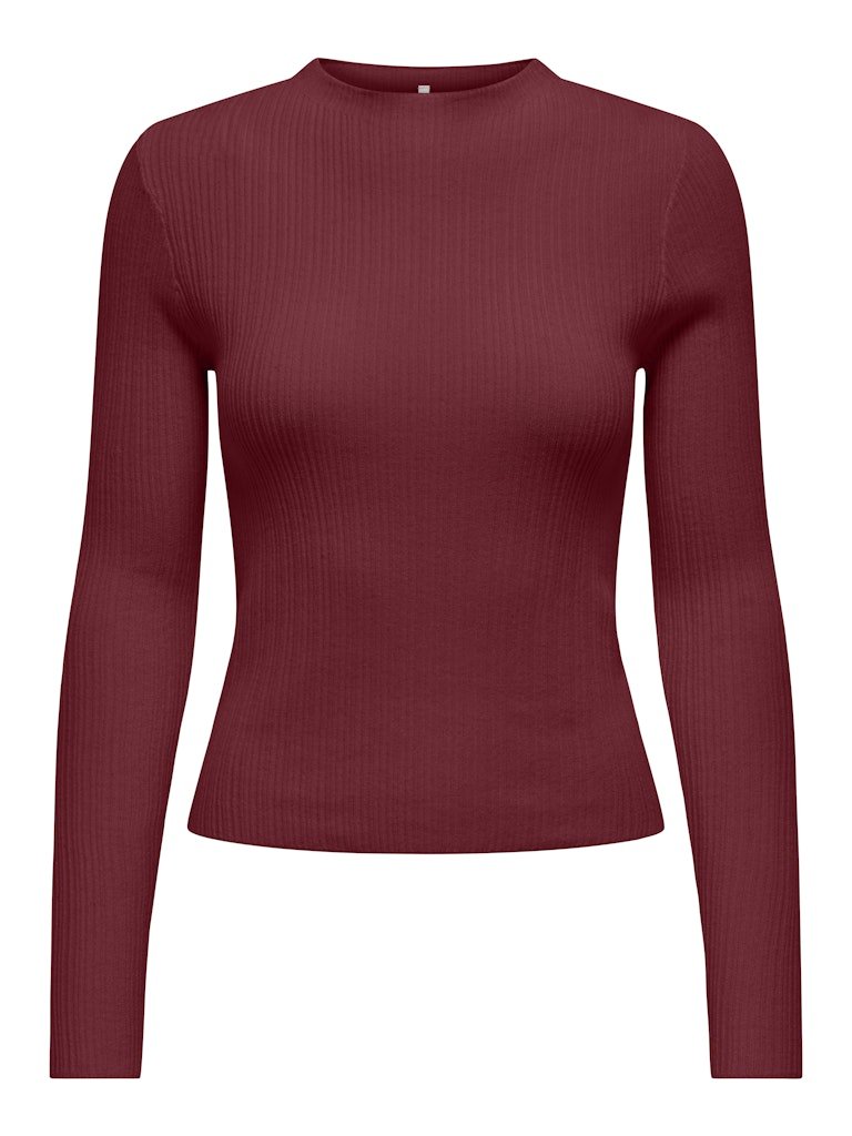 Onlcoco Life Ls Rib Mock Neck Knit - koop Tops van Only bij Meisjes Brugge