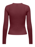 Onlcoco Life Ls Rib Mock Neck Knit - koop Tops van Only bij Meisjes Brugge