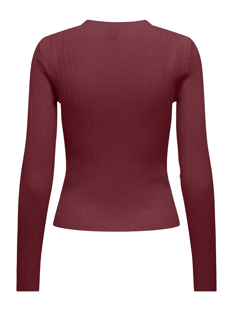 Onlcoco Life Ls Rib Mock Neck Knit - koop Tops van Only bij Meisjes Brugge
