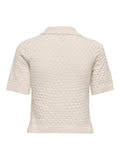 Onlcosima Ss Structure Polo Knit Noos - koop Tops van Only bij Meisjes Brugge