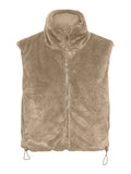 Onldana Life Faux Fur Waistcoat - koop Cardigans van Only bij Meisjes Brugge