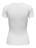 Onleasy S/S O - Neck Top - koop Tops van Only bij Meisjes Brugge