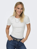 Onleasy S/S O - Neck Top - koop Tops van Only bij Meisjes Brugge