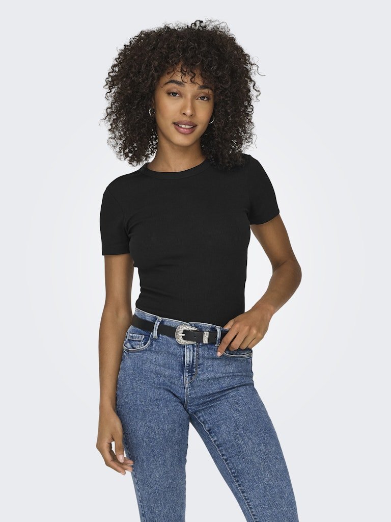 Onleasy S/S O-Neck Top van Only – Tops voor dames | Meisjes Brugge