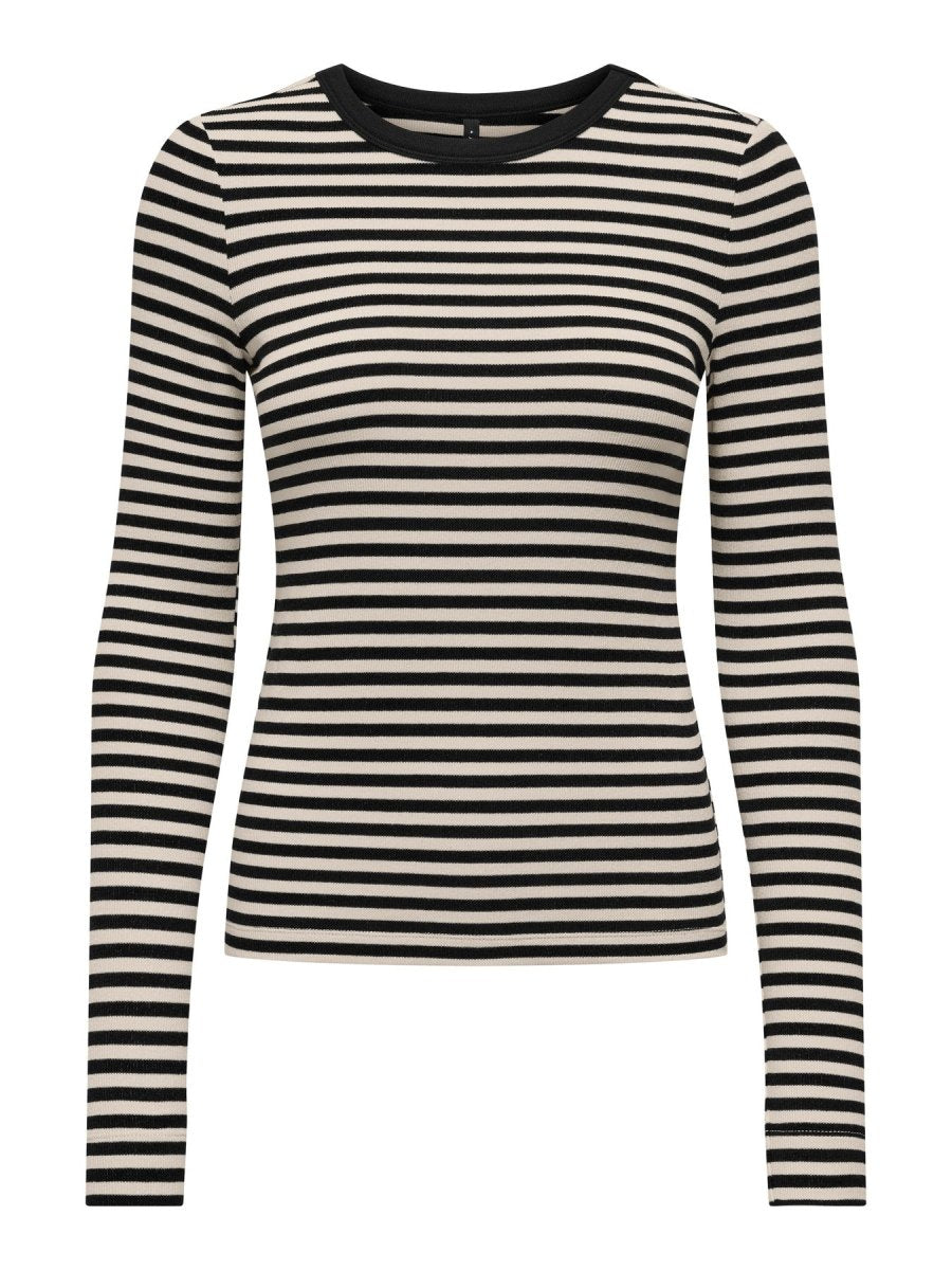 Black Tops - Onlelene L/S Fitted Top Jrs van Only