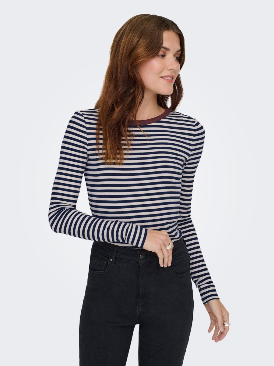 Tops - Onlelene L/S Fitted Top Jrs van Only