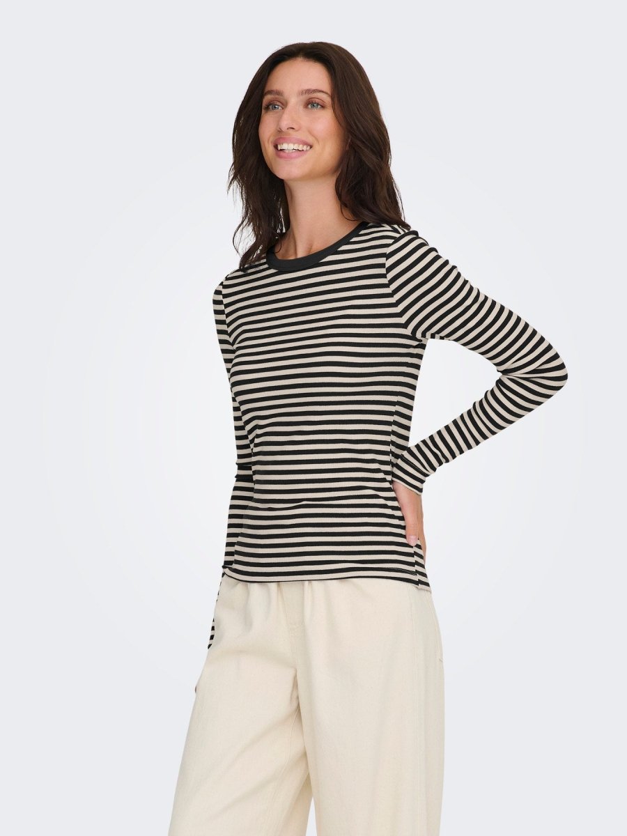 Tops - Onlelene L/S Fitted Top Jrs van Only