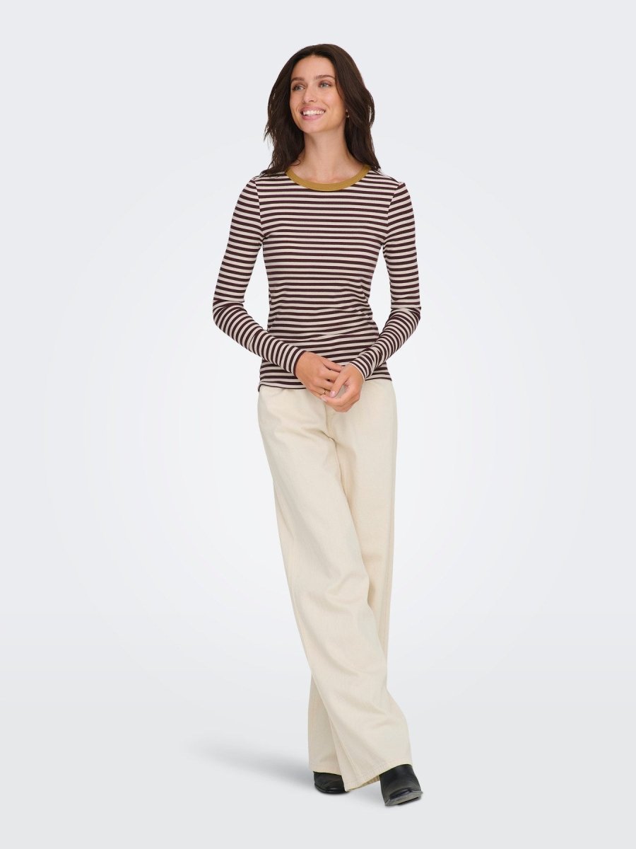 Tops - Onlelene L/S Fitted Top Jrs van Only