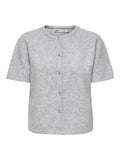 Light Grey Melange Cardigans - Onlella S/S Cardigan van Only