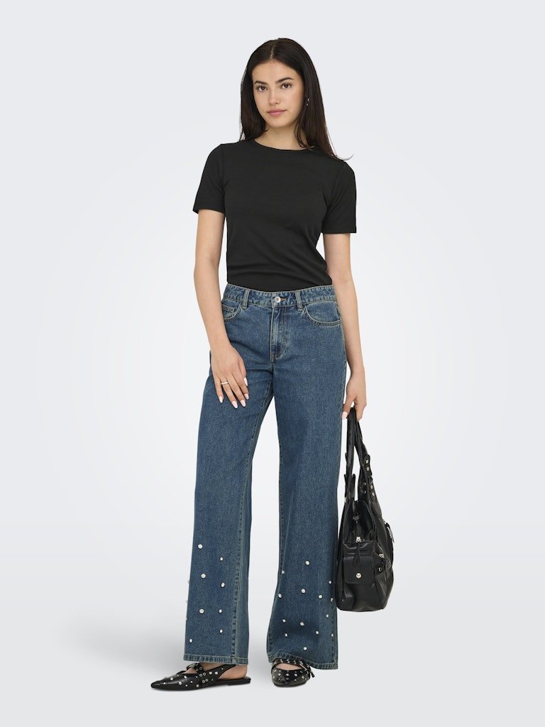 Onlelli S/S Rib Top - koop Tops van Only bij Meisjes Brugge