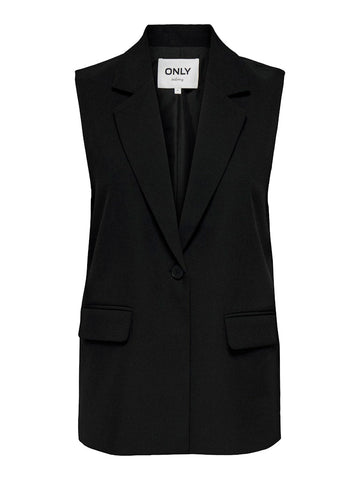 Black Blazers - Onlelly Life S/L Loose Vest van Only