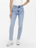 Light Blue Denim Jeans - Onlemily Stretch Hw St Ak Dnm Cro789 Noos van Only