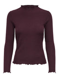 Onlemma L/S High Neck Top Noos - koop Tops van Only bij Meisjes Brugge