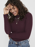 Onlemma L/S High Neck Top Noos - koop Tops van Only bij Meisjes Brugge