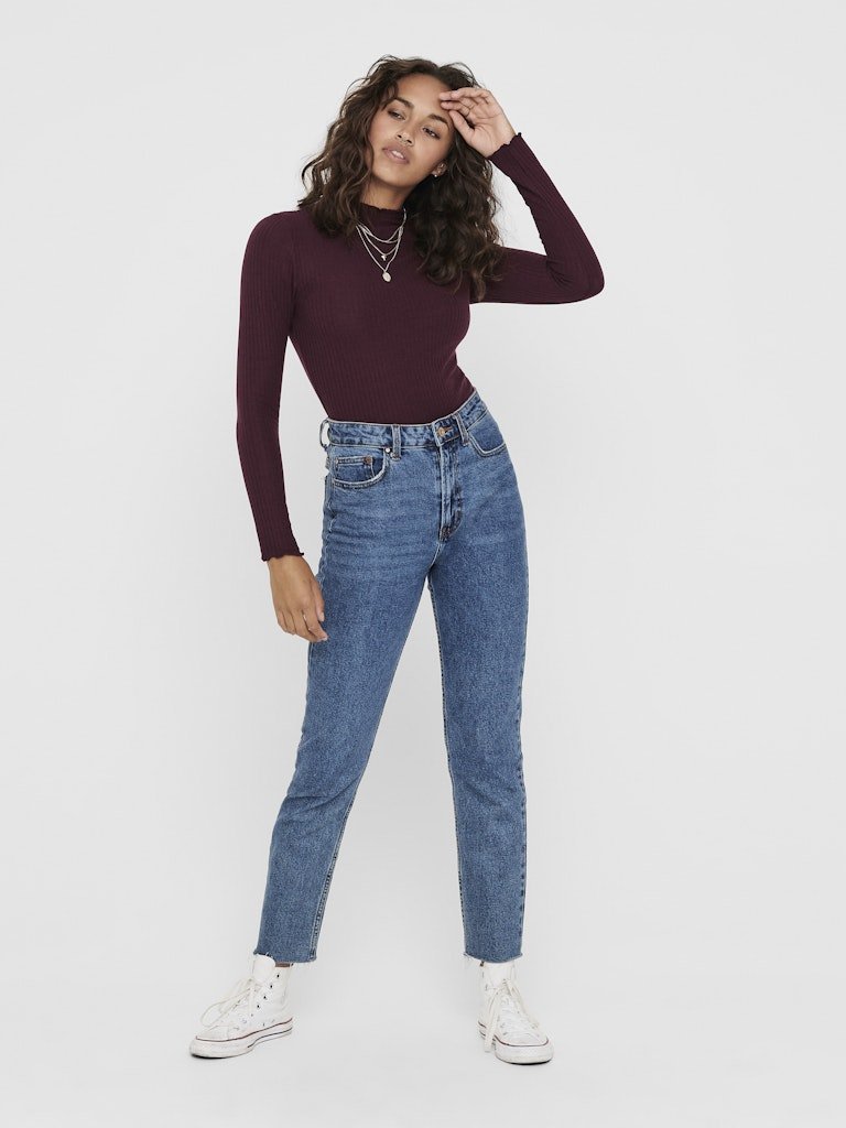 Onlemma L/S High Neck Top Noos van Only – Tops voor dames | Meisjes Brugge