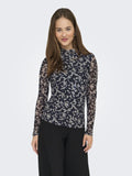 Onlerica Life Mesh L/S Top Noos - koop Tops van Only bij Meisjes Brugge