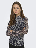 Onlerica Life Mesh L/S Top Noos - koop Tops van Only bij Meisjes Brugge