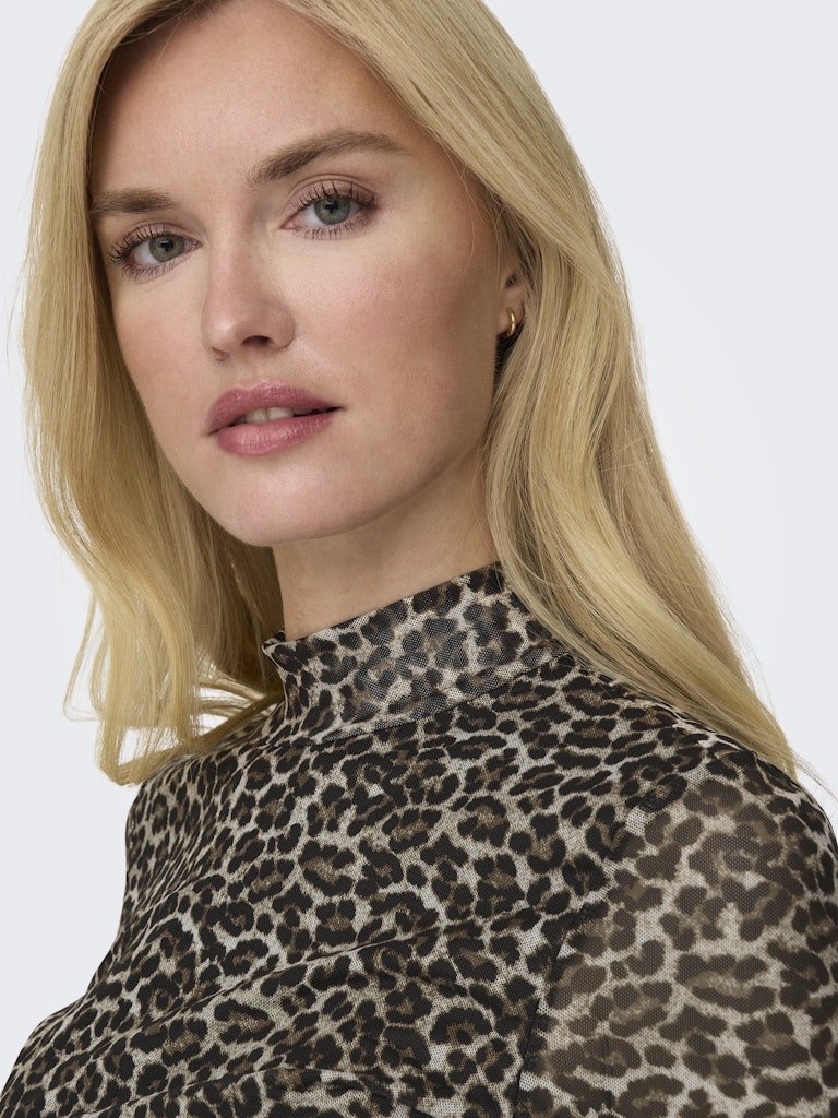 Onlerica Life Mesh L/S Top Noos - koop Tops van Only bij Meisjes Brugge