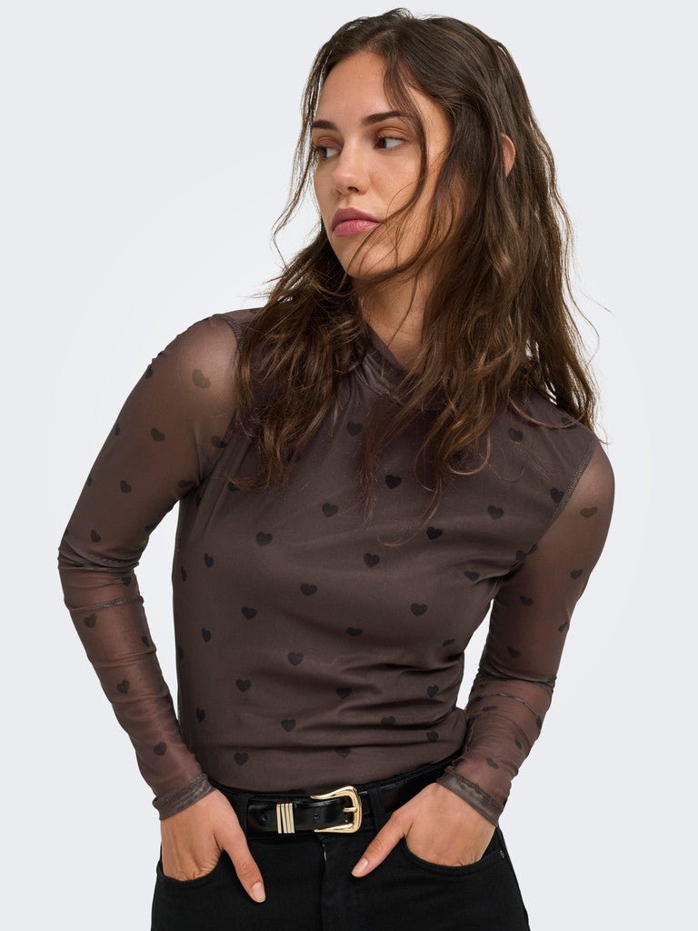 Onlerica Mesh L/S Top Noos - AW26 van Only – Tops voor dames | Meisjes Brugge