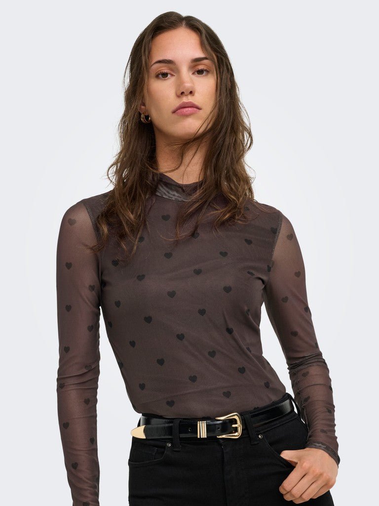 Onlerica Mesh L/S Top Noos - AW26 van Only – Tops voor dames | Meisjes Brugge