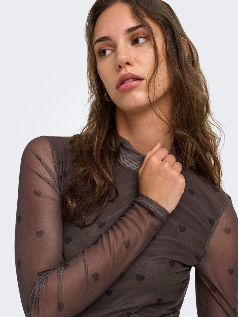 Onlerica Mesh L/S Top Noos - AW26 van Only – Tops voor dames | Meisjes Brugge