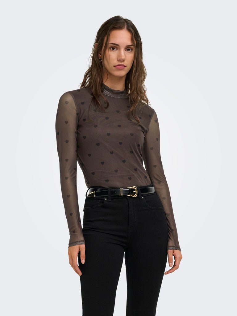Onlerica Mesh L/S Top Noos - AW26 van Only – Tops voor dames | Meisjes Brugge
