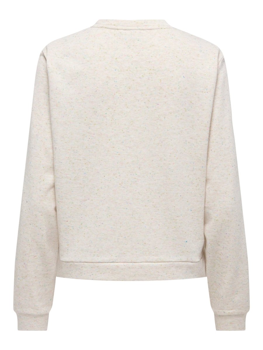 Antique white-Smile Sweaters - Onlevisa L/S Sweater van Only