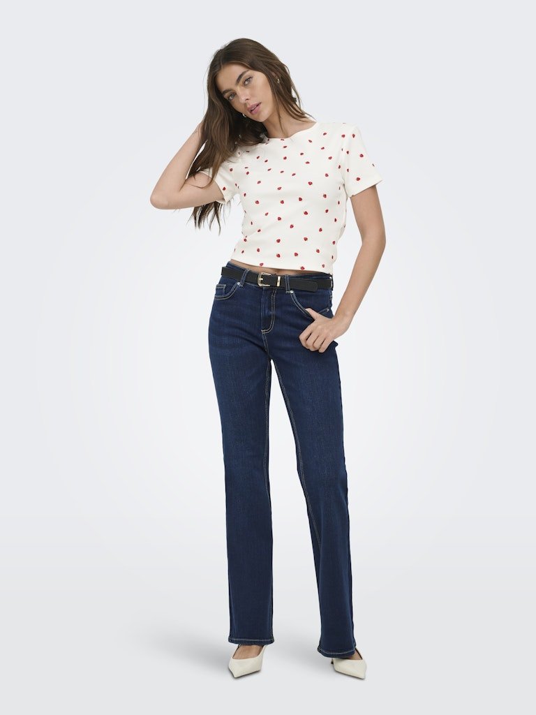 Onlfenja S/S Aop Top Noos van Only – Tops voor dames | Meisjes Brugge