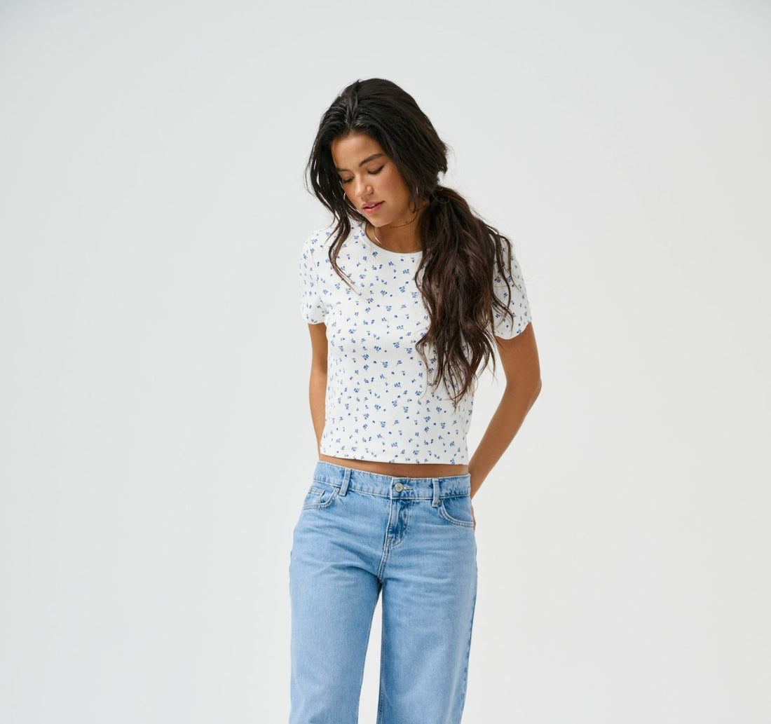 Onlfenja S/S Aop Top Noos – Tops voor dames in kleur | Meisjes