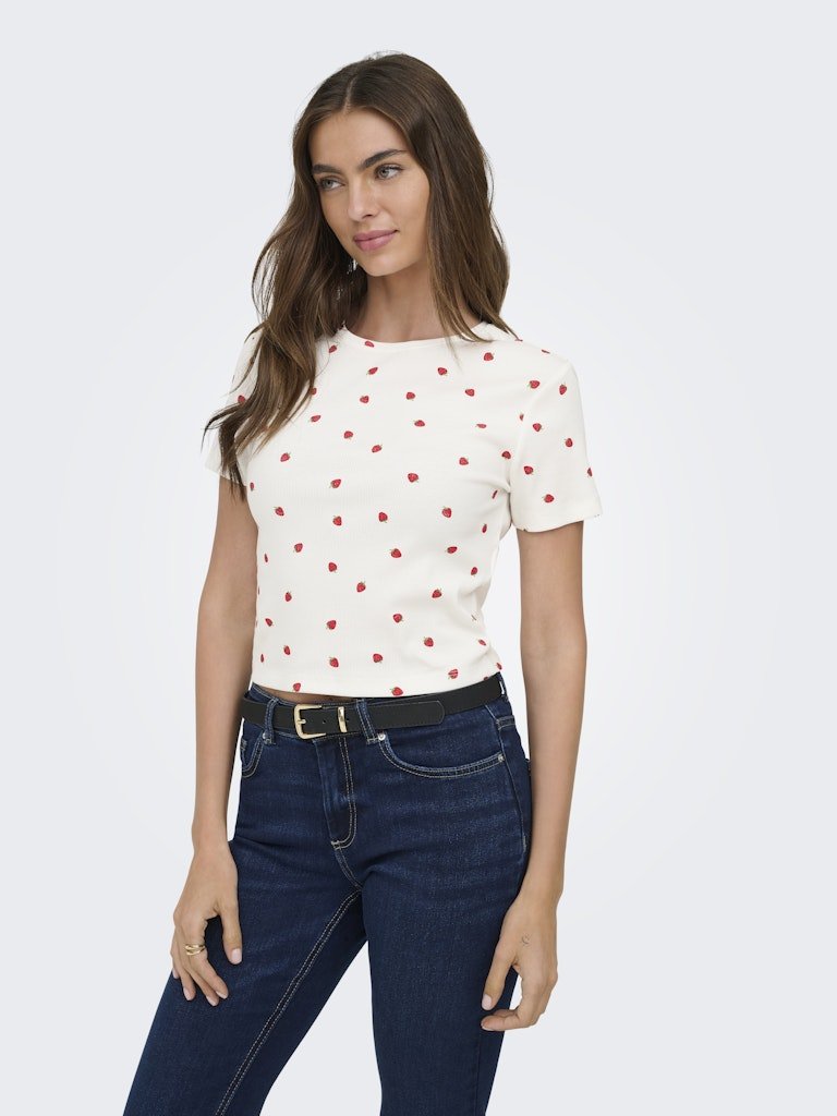 Onlfenja S/S Aop Top Noos van Only – Tops voor dames | Meisjes Brugge
